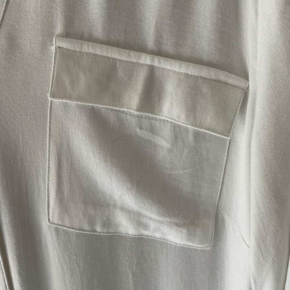 Classic Design White Button Down Blouse. - image 4